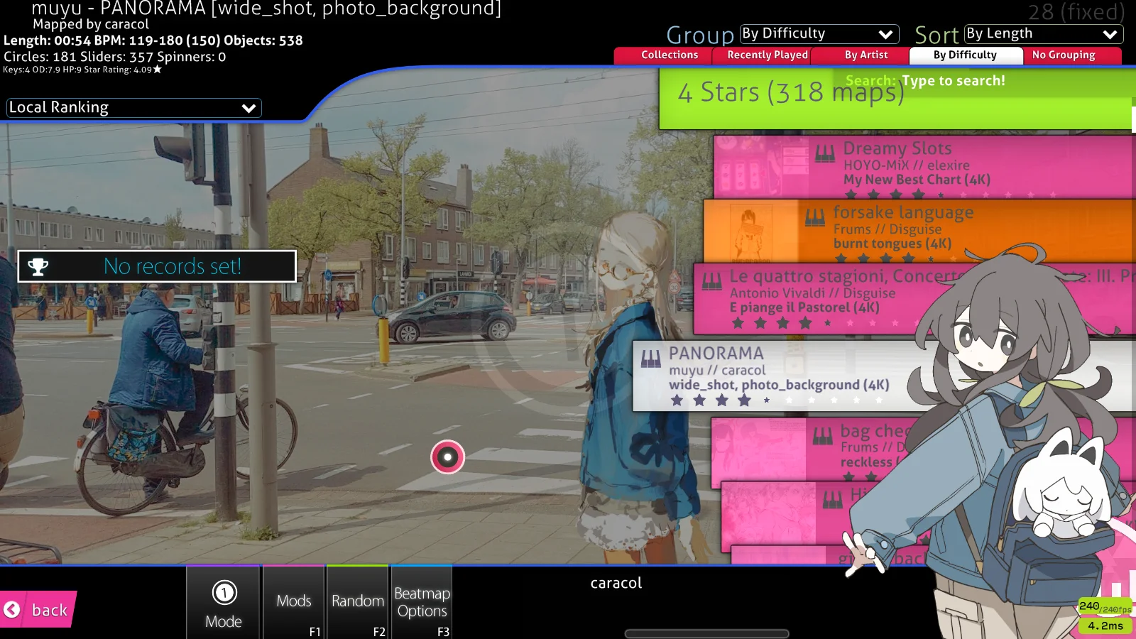 song select