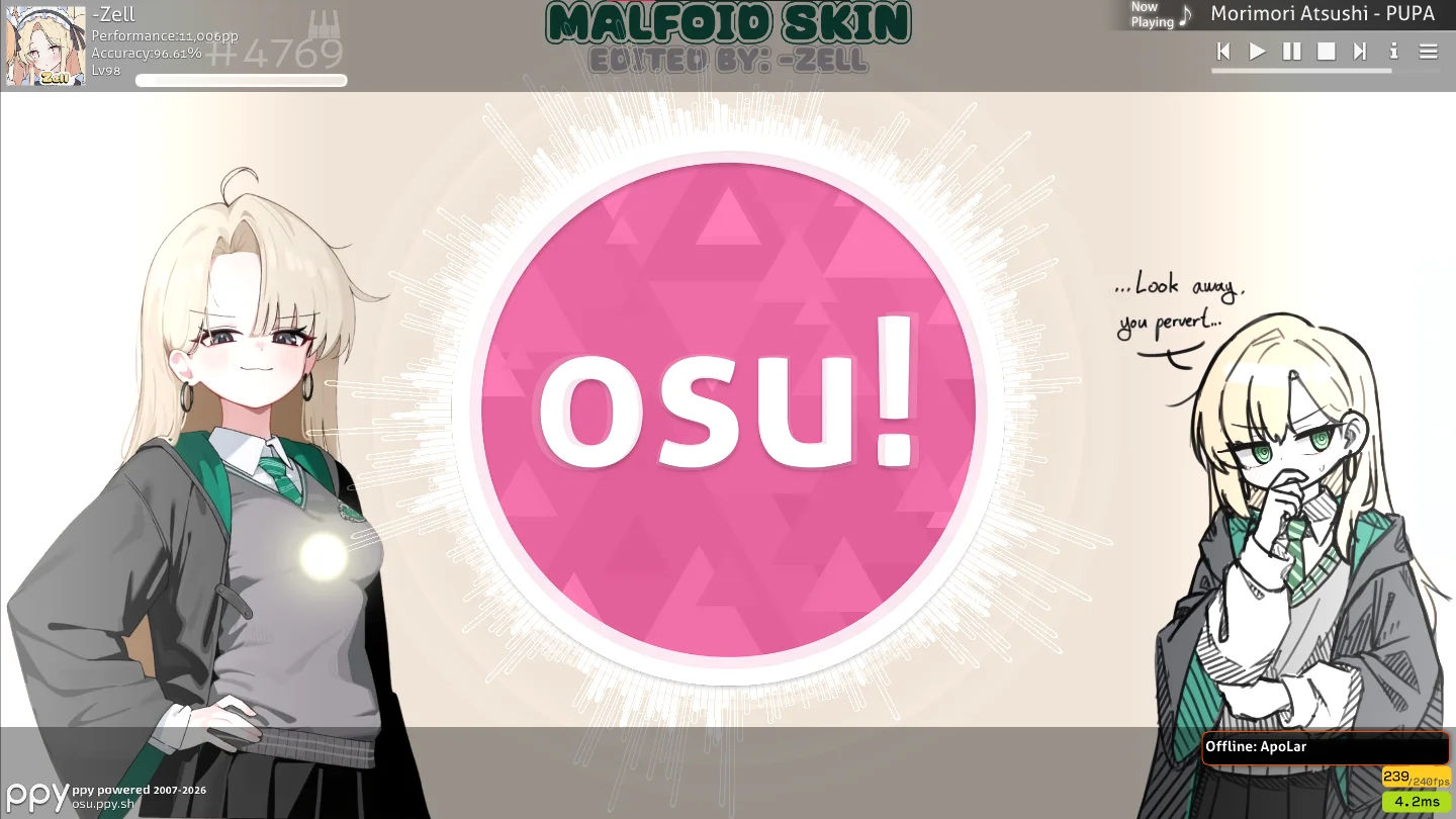 Zell skin (Malfoid Circle) v1 - Mania Tracker